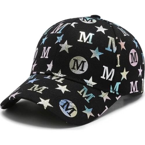 Adjustable Snapback Hat Trucker Hat Men and Women Dancing Hip Hop Cap Letter Cap Outdoor Sun Hat UV Protection Hat