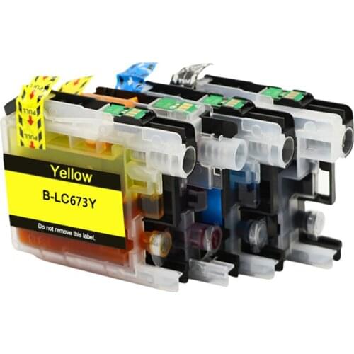 Compatible for LC673 Full Ink Cartridge BK/C/M/Y Compatible For Brother MFC-J2320/J2720 Printer
