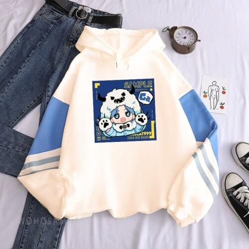 SK8 the Infinity Kawaii Langa Print Hoodie Sweatshirts Women Funny Cartoon Skateboard Boys Harajuku Korean Oversized Cute Hoodie