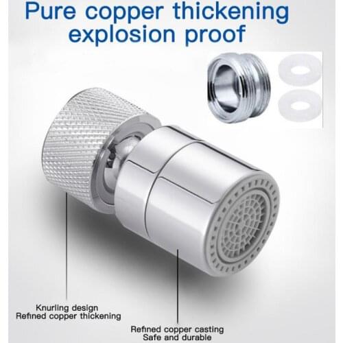 Universal Anti-splash Filter Faucet 360°rotating Two Outlet Methods Kitchen Sink Cleaning Faucet Water-saving And Leak-proof