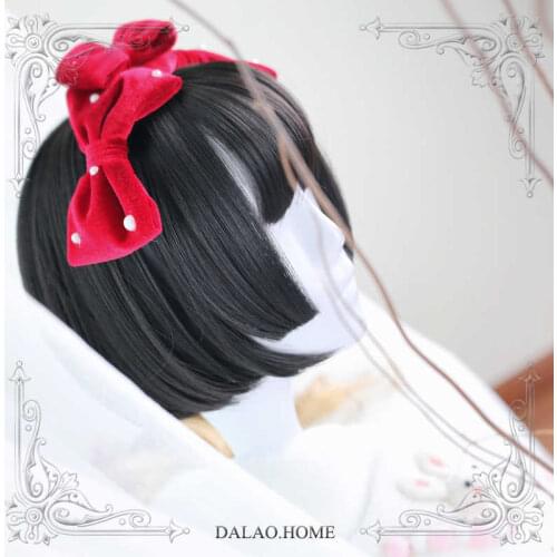 High Quality Harajuku Soft Sister Lolita 35CM+Sideburns Wig Cosplay Costume Party