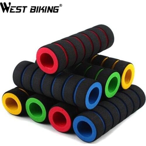 WEST BIKING Cycling Ultralight Sponge Mountain Road MTB Bike Bicycle Handlebar Soft Grip Nonslip Bicycle Cycling Bike Grips