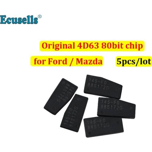 5pcs/lot Original High quality 4D63 ID83 80BITS 4DID63 80bit chip for Ford For mazda support all keys lost