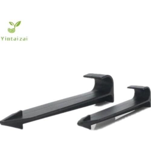 50pcs 16mm Hold Down Support Ground Stakes Irrigation LDPE Hose Compatible For Holding Down/Securing Drip Micro Fittings