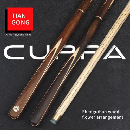 Cuppa TIANGONG Billiard Club Pure Manual Paint Free Small End Split Snooker Chinese Style Black Eight Billiard Club