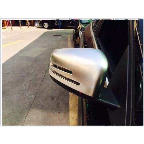 For Mercedes-Benz GLA 2015-2019 ABS Rear View Mirror Cover Matte Carbon Fiber Pattern Rear View Mirror Cover Car Accessories