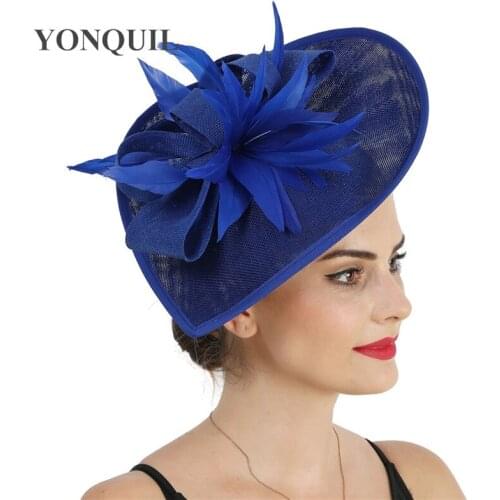 Elegant Women Fashion Chic Fascinator Hat Hairpin Bride Cocktail Race Headwear Ladies New Headpiece For Party Dinner Bnauqet Hat