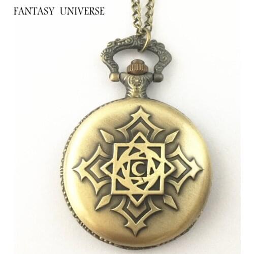 FANTASY UNIVERSE Free shipping 20pcs a lot pocket watch Necklace HRAAAA81