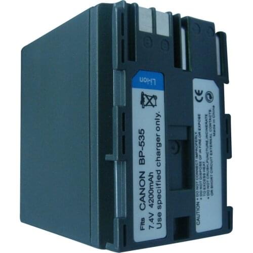 Lithium Ion Battery Pack for Canon BP-522,BP-535,BP535 and ZR10,ZR25MC,ZR40,ZR45MC,ZR50MC,ZR60,ZR65MC,ZR70MC,ZR80,ZR85 Camcorder