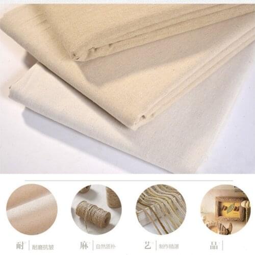 Oneroom size 100*150CM greige Linen fabric for Tissue Kids Bedding textile for Sewing Tilda Doll, DIY handmade materials