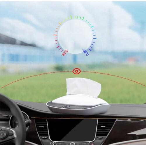 Multi-functional Car Tissue Napkin Holder, Creative Solid Color Tissue Organizer Storage Box Auto Supplies Aromatherapy Function