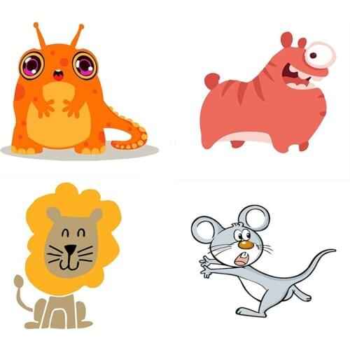 RUOPOTY DIY Painting By Numbers Animals Oil Painting Lion mouse HandPainted Oil Painting Home Decor Unique Gift