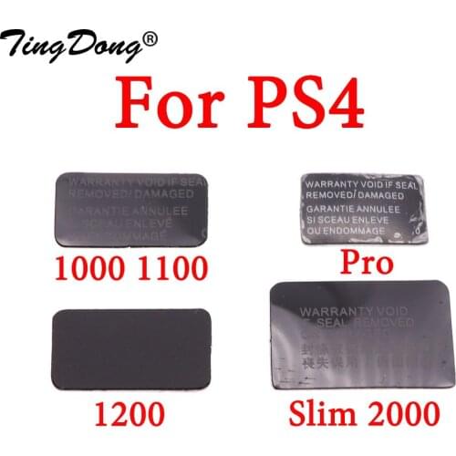 10pcs For Playstation PS4 Slim PS4 slim 2000 /1000 1100/1200/pro console Label Sticker Housing Shell Sticker Lable Seals