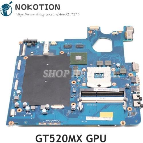 NOKOTION For Samsung NP300E5A 300E5A NP-300E laptop motherboard GT520MX GPU HM65 DDR3 BA92-09185A BA92-09185B BA41-01763A