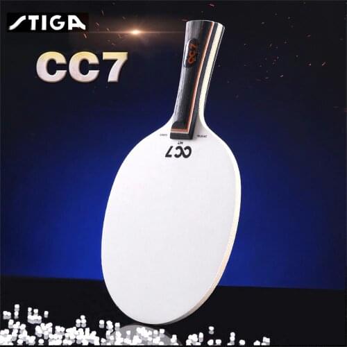 Origina Stiga CC5 CC7 Table Tennis Racket (5 Wood + 2 Carbon) Professional Ping Pong Paddle Blade National team Carbon Blade
