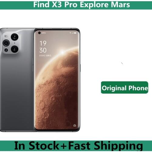 Original Oppo Find X3 Pro Mars Explore 5G Mobile Phone Snapdragon 888 Android 11.0 6.7" AMOLED 120HZ 16GB RAM 512GB ROM 50.0MP