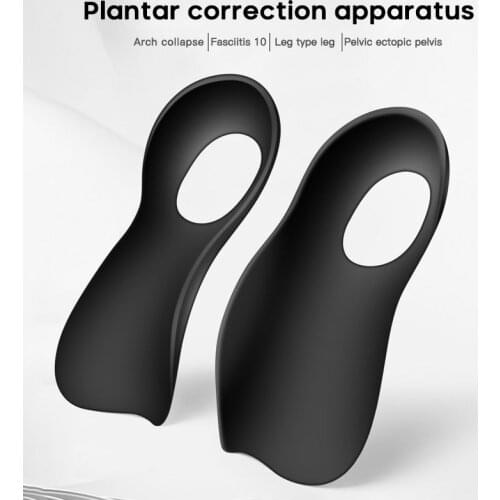 Unisex Flatfoot Orthotics Flatfoot Orthotics Cubitus Varus Orthopedic Feet Cushion O-shaped Legs Pads Care Insoles TPR Large