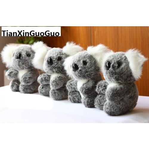 About 18cm cartoon Australia koalas plush toy one lot/ 4 pcs soft doll baby toys party, activity gift w2905
