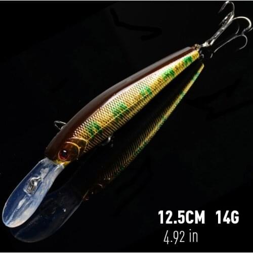 Sinking Minnow Plastic Hard Lures Swimbait Jigs De Pesca De Mar 12cm/14g 3D Eye Trout Fishing Lure Bass Jerkbait 2020 New Tackle