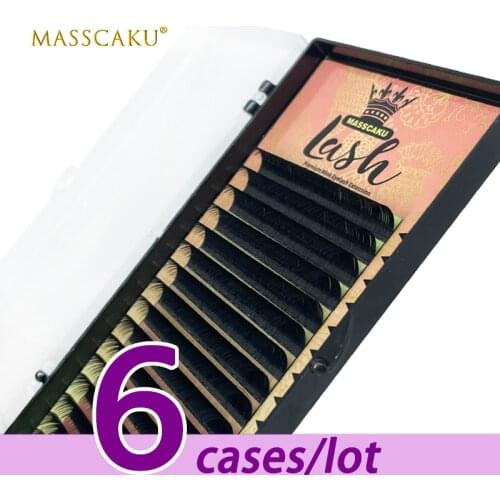 6Cases/Lot Fast Ship 8-16mm Mink Magnetic Eyelash With eyeliner soft natural faux Individual eyelash extensions cilios lashes