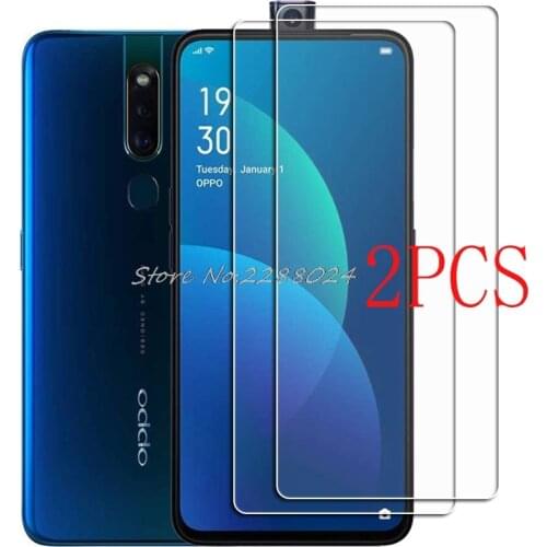 2PCS FOR OPPO F11 Pro Tempered Glass Protective on OPPO F11Pro CPH1969 6.5" Screen Protector Glass Film Cover