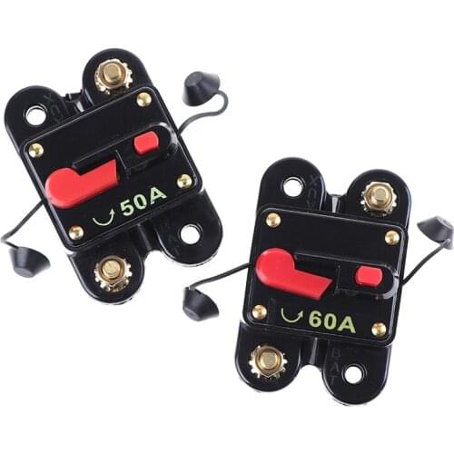 12V 24V DC Home Solar System Waterproof Circuit Breaker Reset Fuse Inverter 60A 80A 100A 150A 200A 250A 300A