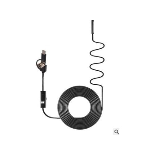 3-IN-1 Type-C Micro USB PC Inspection Eorescope Camera 8mm Waterproof 2.0 Mobile Phone Three-In-One Socket