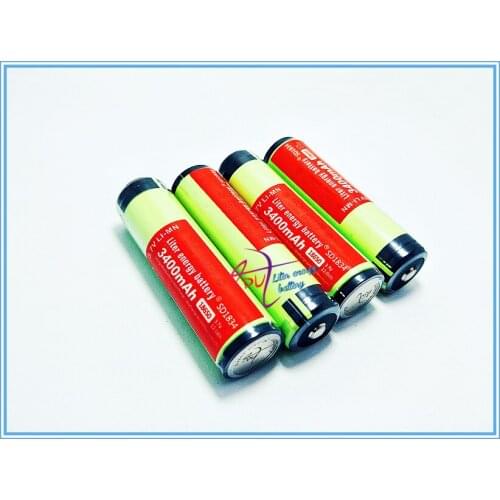 4 pcs/lot New Original 18650 NCR18650B Rechargeable Li-ion battery 3.7V 3400mAh For Original battery