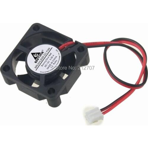5PCS Gdstime Mini DC 12V 3cm 3010 30mm 30x30x10mm 2Pin Ball Bearing Brushless Cooling Cooler Fan