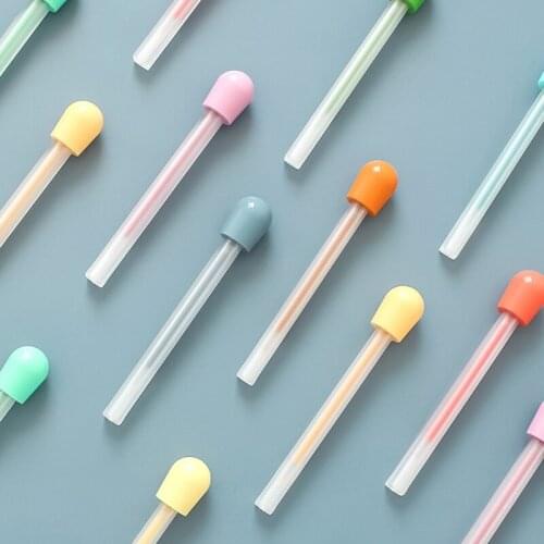 9Pcs Nordic Handwritten Morandi Color 0.5mm Gel Pen Colored Art Marker Stationer 97BF