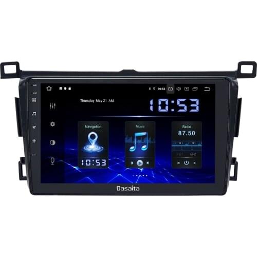 Dasaita 9inch ANDROID 10 car video in Dash Car Radio for Toyota RAV4 with Door Open Hint 1280x720 Fast Boot Google Map carplay