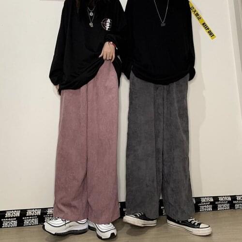 Casual Summer Pants Summer Korean Harajuku Pants Japan Mori Girl Cool Cute Autumn Trousers Fashion Straight Hip Hop Pants Women