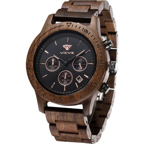 Relojes automaticos para hombre Wooden Watches For Men Wrist Wood Strap Quartz Watch Husband Gift Relogio Masculino