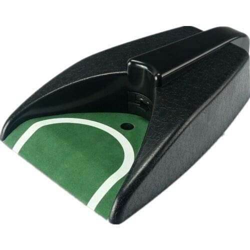 Black home used golf Ball auto return putting cup