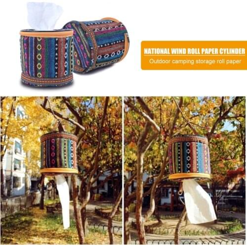 Paper Towel Tissue Holder Case Outdoor Camp Picnic Toilet Roll Paper Storage Box Hiking Practical Accessaries Supplies Parts