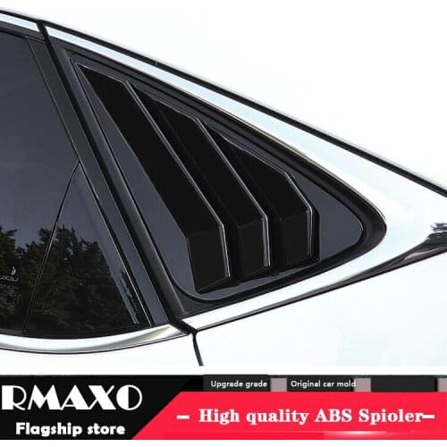 For LEXUS NX200 NX300 2016-2019 Sedan ABS Rear Door Window shades Louver Frame Window Sill Molding Cover Sticker Trim