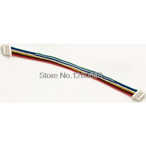 1.0 pitch double-headed terminal wire 8CM long SH1.0 6P The same direction connector wire harness