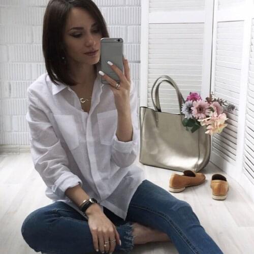 Fengguilai Womens White Shirts