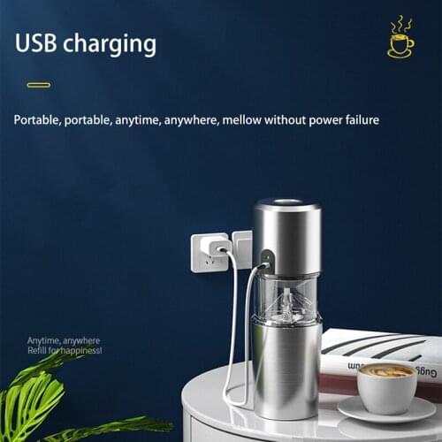 Hot Coffee Bean Grinder Rechargeable Coffee Machine Electric Coffee Grinder Electric Nuts Beans Spices Kitchen Tool