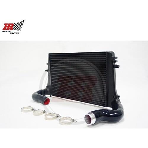 HP RACING 70mm inlet/outlet Front Mount Tuning MQB Intercooler Kit Version 2 For 2.0 TSI Mk5 MK6 A3 S3 Pas sat B6 B7 1.8T 2.0T