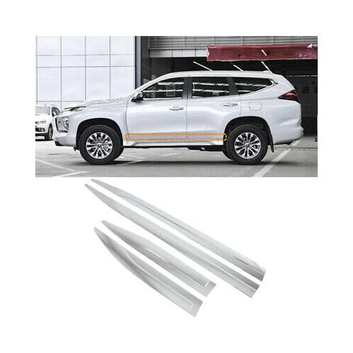 Chrome Side Door Body Molding Cover For Mitsubishi Montero / Pajero Sport 16-20