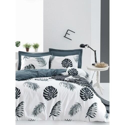 Bedding Set %100 Cotton With Pillowcase Duvet Cover Sets Linen Sheet White Double Queen Size Quilt Covers Bedclothes Modern Cute