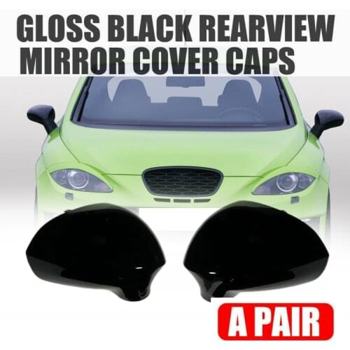 Top!-Car Side Mirror Cover Caps for Seat LEON 1P IBIZA 6J EXEO 3R Door Wing Replace Rear View External Part