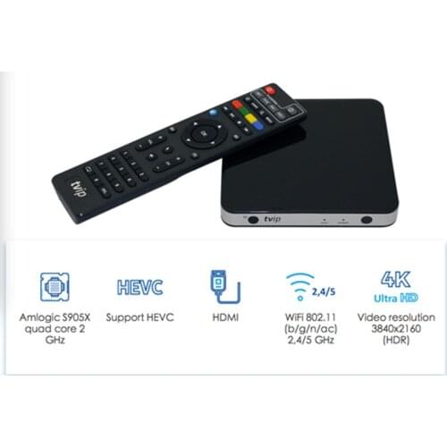 Best 3m Tvip605 Smart Tv Box Amlogic S905X android and Linux system Double Systerm Set top Box and nordic one smart tv box