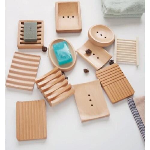M DREAM B ZEG Wooden Soap Dishes For The Bathroom
