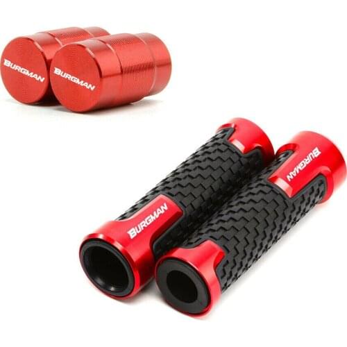 7/8''22m Motorcycle Hand Grip Bar handlebar grips For SUZUKI BURGMAN 650 400 125