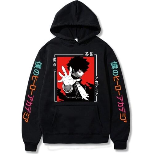 My Hero Academia Dabi Hoodies Harajuku Pullover Sweatshirts Unisex