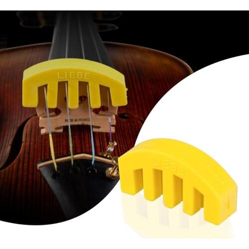 2 Pack Universal Rubber Violin Mute Silencer For Violino Instrument Parts