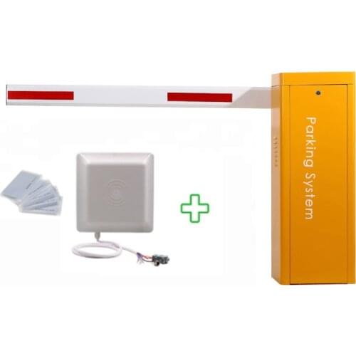 Highly Intelligent Drive UHF RFID Electronic Safety Boom Parking Aluminum Arm Guardrail Economic Package and Remote Control kit