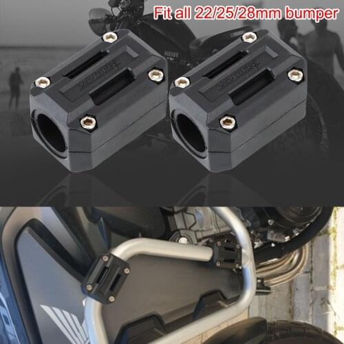 Motorcycle Engine Guard Protector Decorative Block Crash Bar Engine Bumper Guard Blocks For Honda Fit for 22/25/28mm